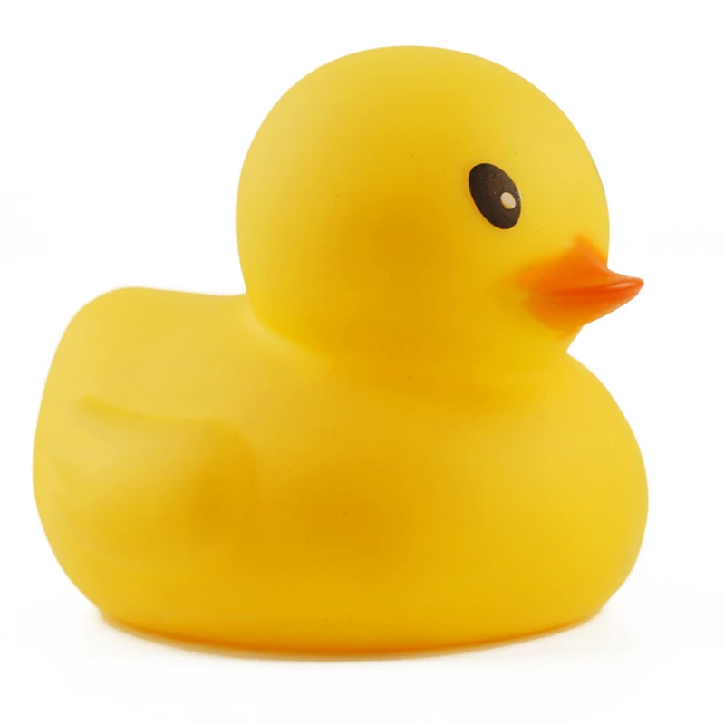 1pc 11cm Baby Water Bathing Kids Toys Rubber Big Yellow Ducks Baby Bathtub Toys for Children Summer Swimming Pools Play Games