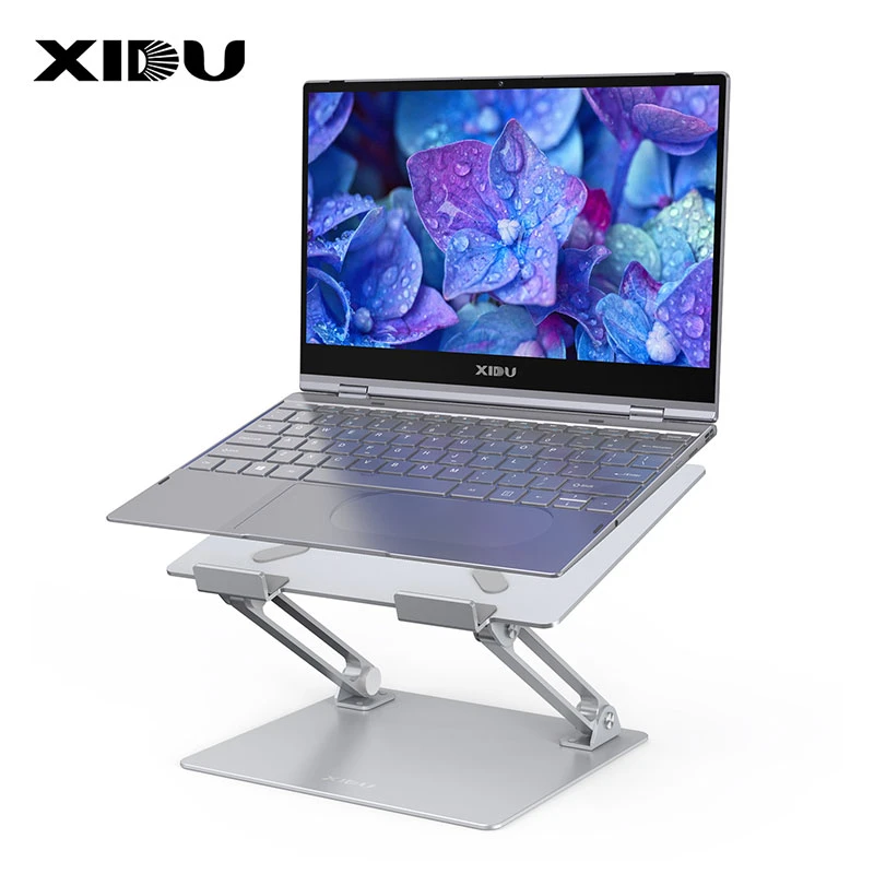 XIDU Laptop Stand Aluminium For Desk Macbook Pro Holder Adjustable Support Base Notebook Stand Portable Laptop Bracket 11-14inch