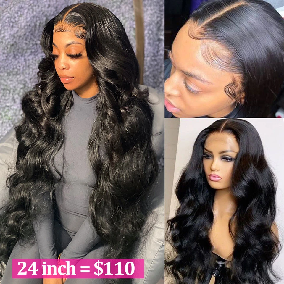 32 30 inch Body Wave Wig Lace Front Human Hair Wigs For Women HD Lace Frontal Wig Transparent Brazilian Highlight Wig Human Hair