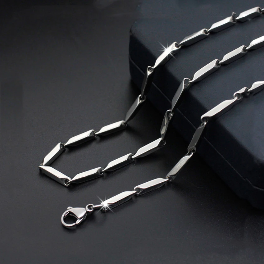 Fashion high-end new titanium steel necklace melon chain stainless steel chain men and women fashion necklace hot sale