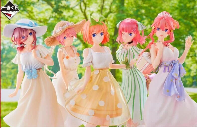 2021 In stock Japanese original anime figure The Quintessential Quintuplets Nakano Miku wedding dress ver action figure