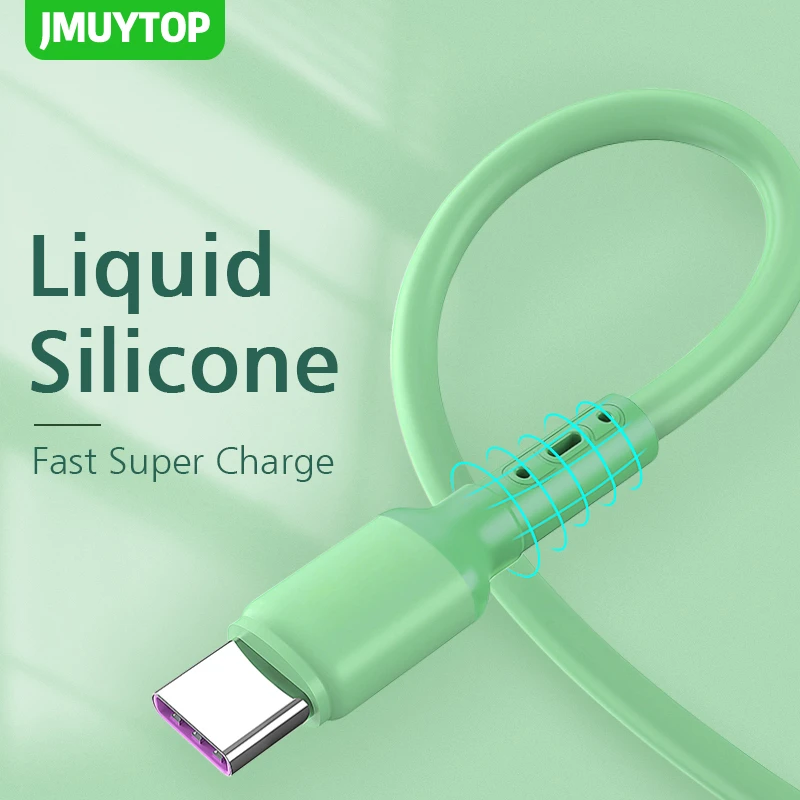 usb Liquid Silicone cable type c cable Charger For Samsung Xiaomi type c micro usb Fast Charging Data Cord for Huawei oneplus