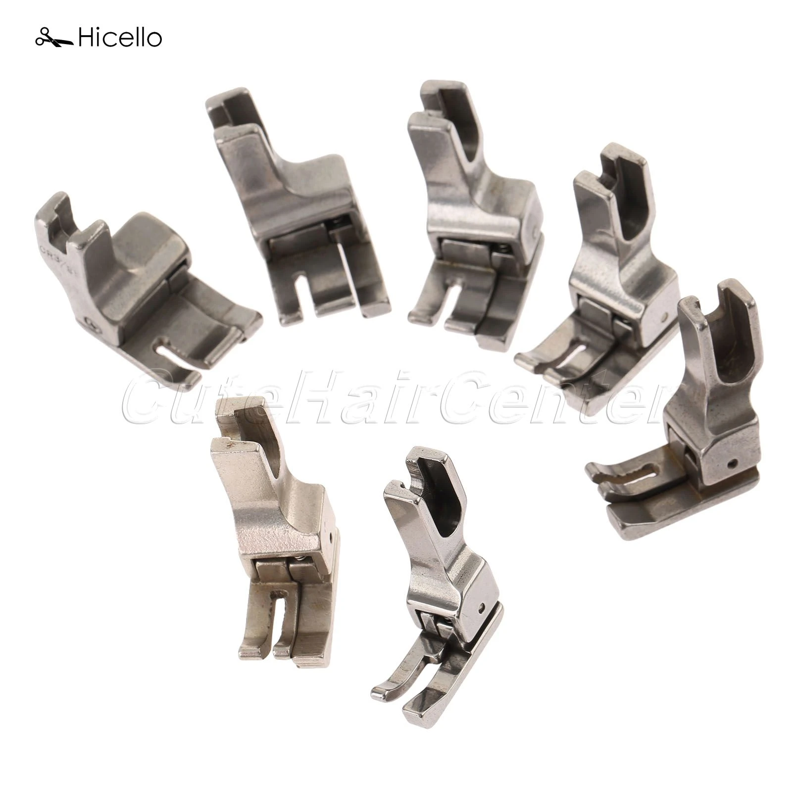 1pc Presser Foot 1-Needle Lockstitch Industrial Sewing Machine Steel RIGHT & WIDE 1.6mm/3.2mm/4mm/4.8mm.6.4mm/8mm/9.5mm Costura