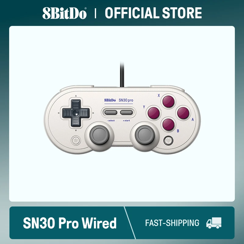 8BitDo Wired SN30 Pro USB Gamepad for Nintendo Switch Windows Raspberry Pi G Classic