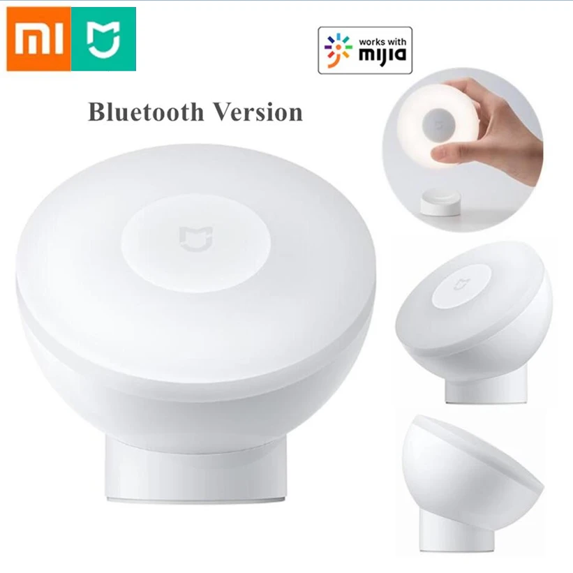 XIAOMI Mijia LED Night Light 2 smart Bluetooth Magnetic Attraction Night Lamp 360 Degree Adjustable Infrared Body Motion Sensor