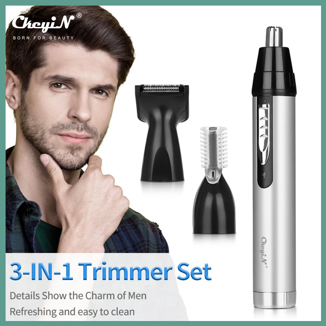 Multifunction Electric Nose Hair Trimmer USB Charging Hair Trimmer Set Rechargeable Nose Ear Sideburns Eyebrow Hair Shaving Kit