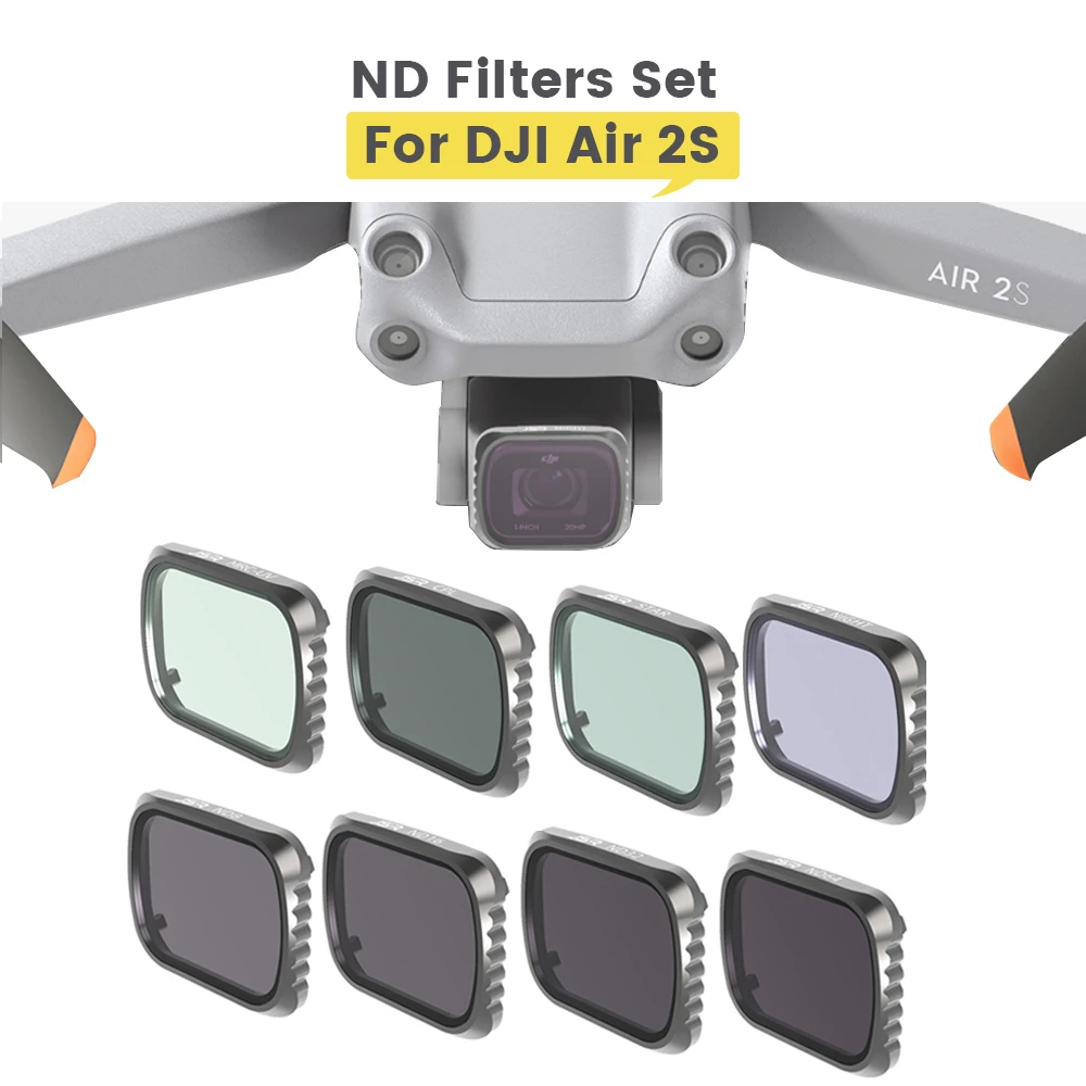 DJI Air 2S Lens Filter ND Filter Sets ND4/8/16/32 /CPL/UV/Gradient filter Lens Filters Sets for DJI Mavic Air 2S Accessories