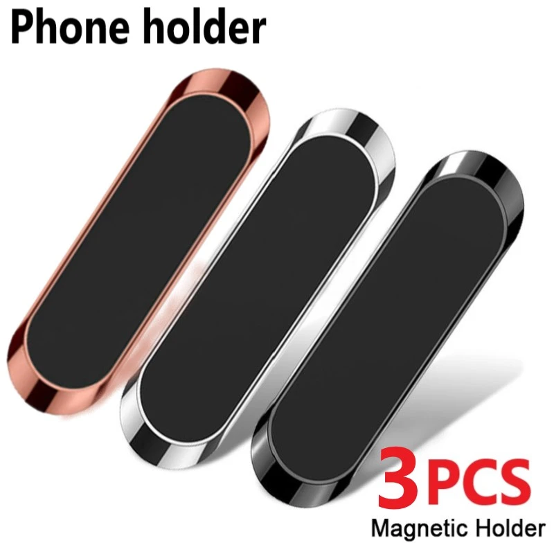 3PCS Magnetic Car Phone Holder Magnet Mount Mobile Cell Phone Stand Telefon GPS Support For iPhone Xiaomi MI Samsung LG