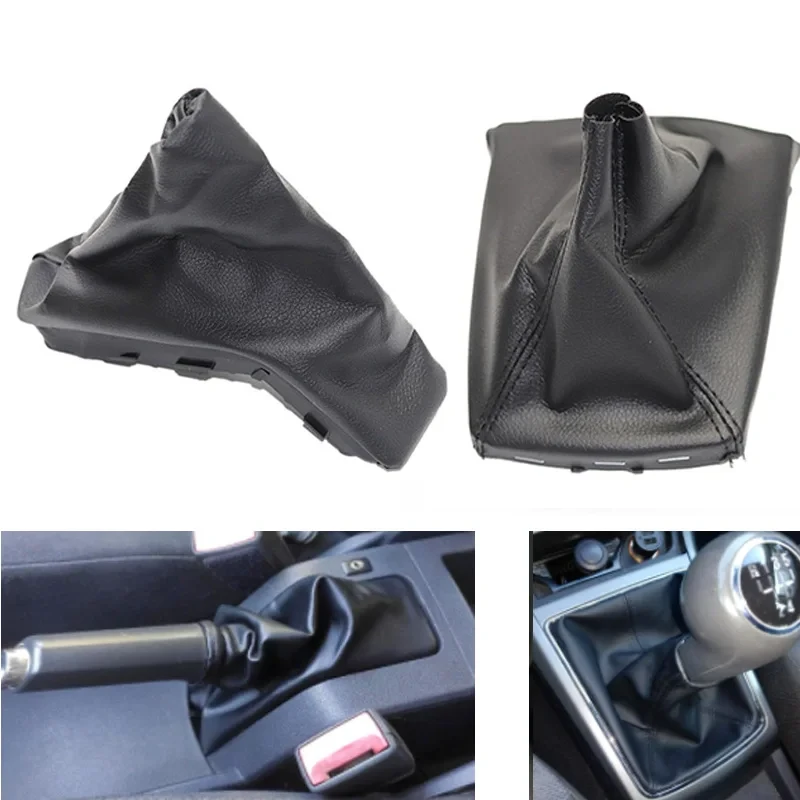 Car Styling Gear Shift Knob Parking Handbrake Gaiter Boot Cover Case Collar for Vauxhall Opel ASTRA H