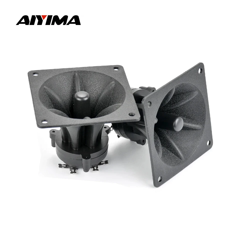 AIYIMA 2PC Tweeters 85MM Piezoelectric Tweeter Loudspeaker 150W Ceramic Buzzer Treble Square Audio Speaker