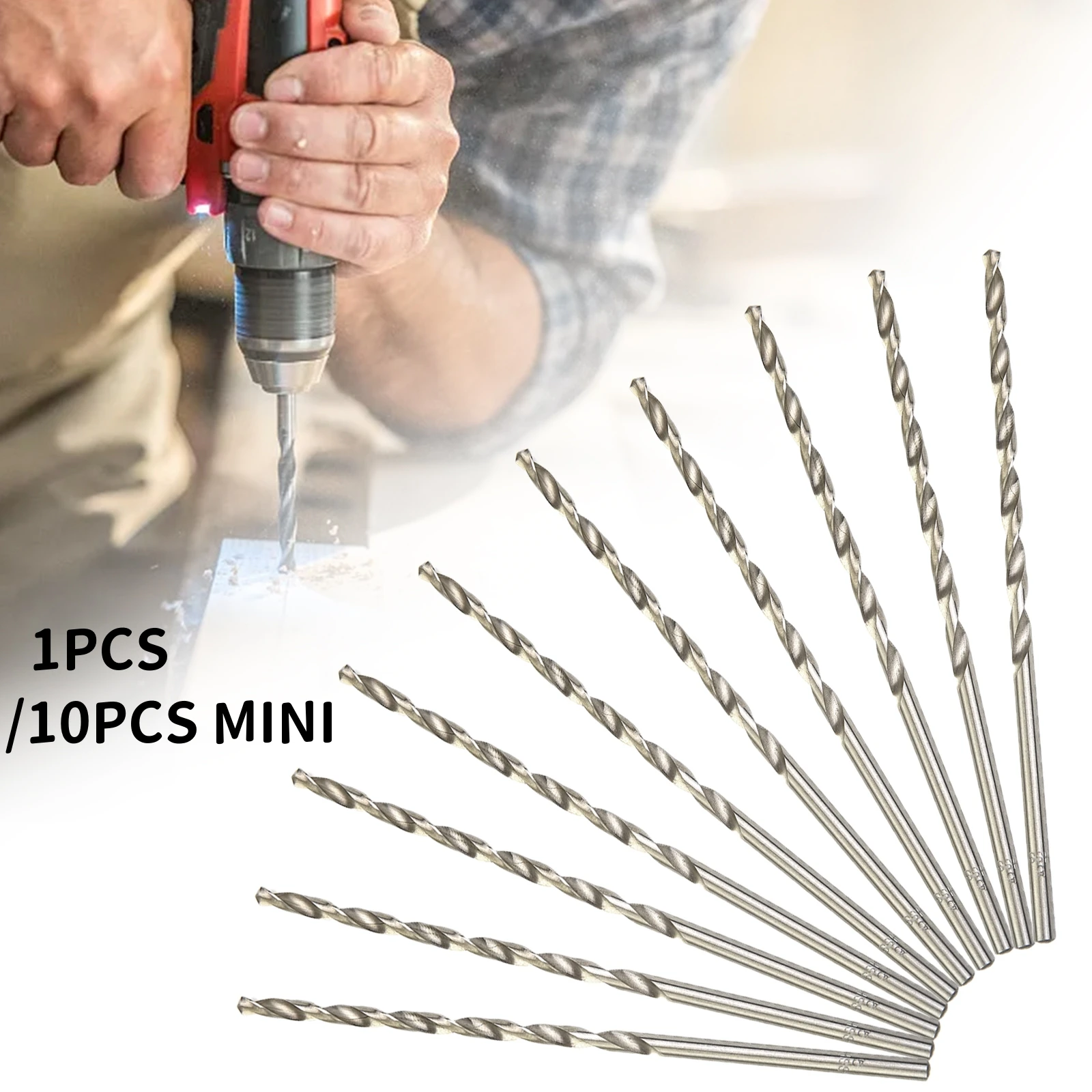 2mm/3mm/4mm/5mm/6mm Length 160mm-300mm Extra Long HSS Straight Shank Drill Bit Wood Aluminum And Plastic Extended Twist Drill