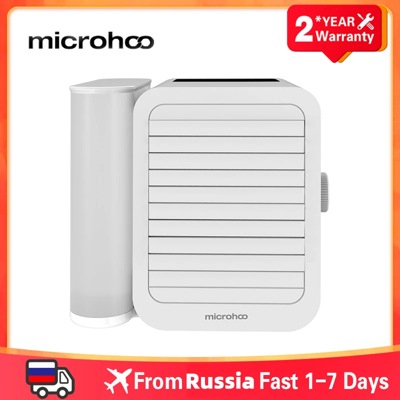 Xiaomi Microhoo 3 In 1 Mini Air Conditioner Water Cooling Fan Touch Screen Timing Artic Cooler Humidifier
