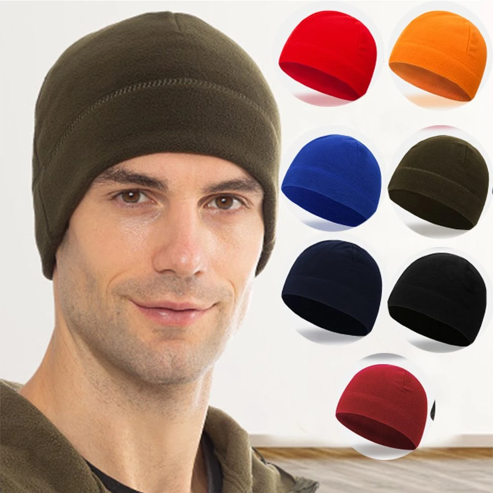 New thin/thick Fleece Hats Camping Hiking Caps Windproof Winter  Autumn Unisex Hat Fishing Cycling Hunting Military Tactical Cap