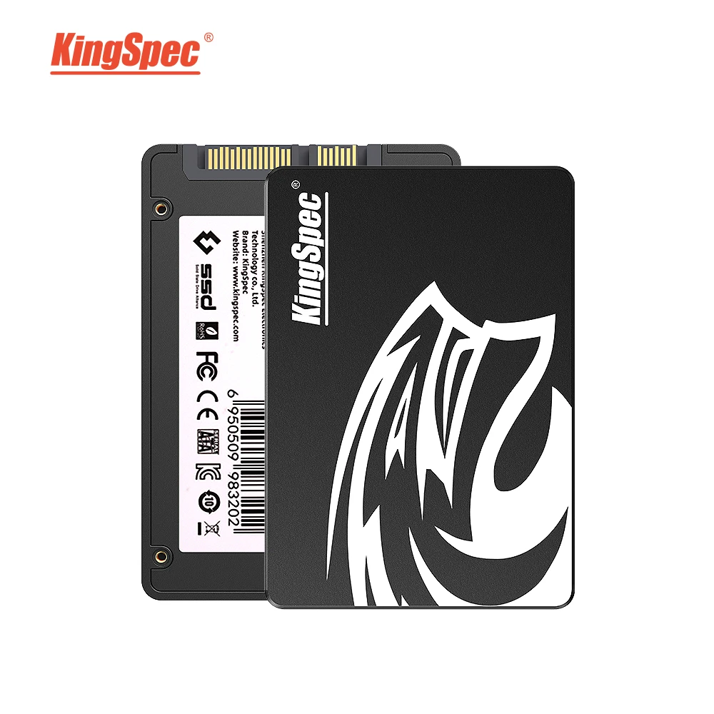 KingSpec SSD 128gb 2.5 SATA3 Hard Drive 1Tb SATA III 256GB SSD Drive 512gb 7mm Internal Solid State Drive for Desktop