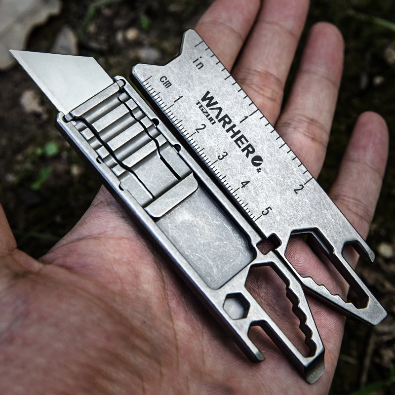 Titanium Folding Knife Multi-functional Emergency Medical EDC High Hardness Portable Outdoor Rescue Tool Knife