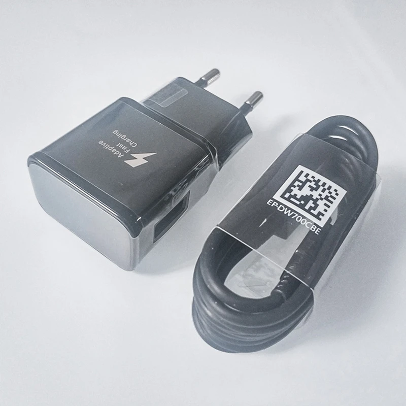 Samsung Galaxy Fast Charger USB Power Adapter 9V1.67A Quick Charge Type C Cable line for Galaxy S10 S8 S9 Plus Note 10 9 8 Plus
