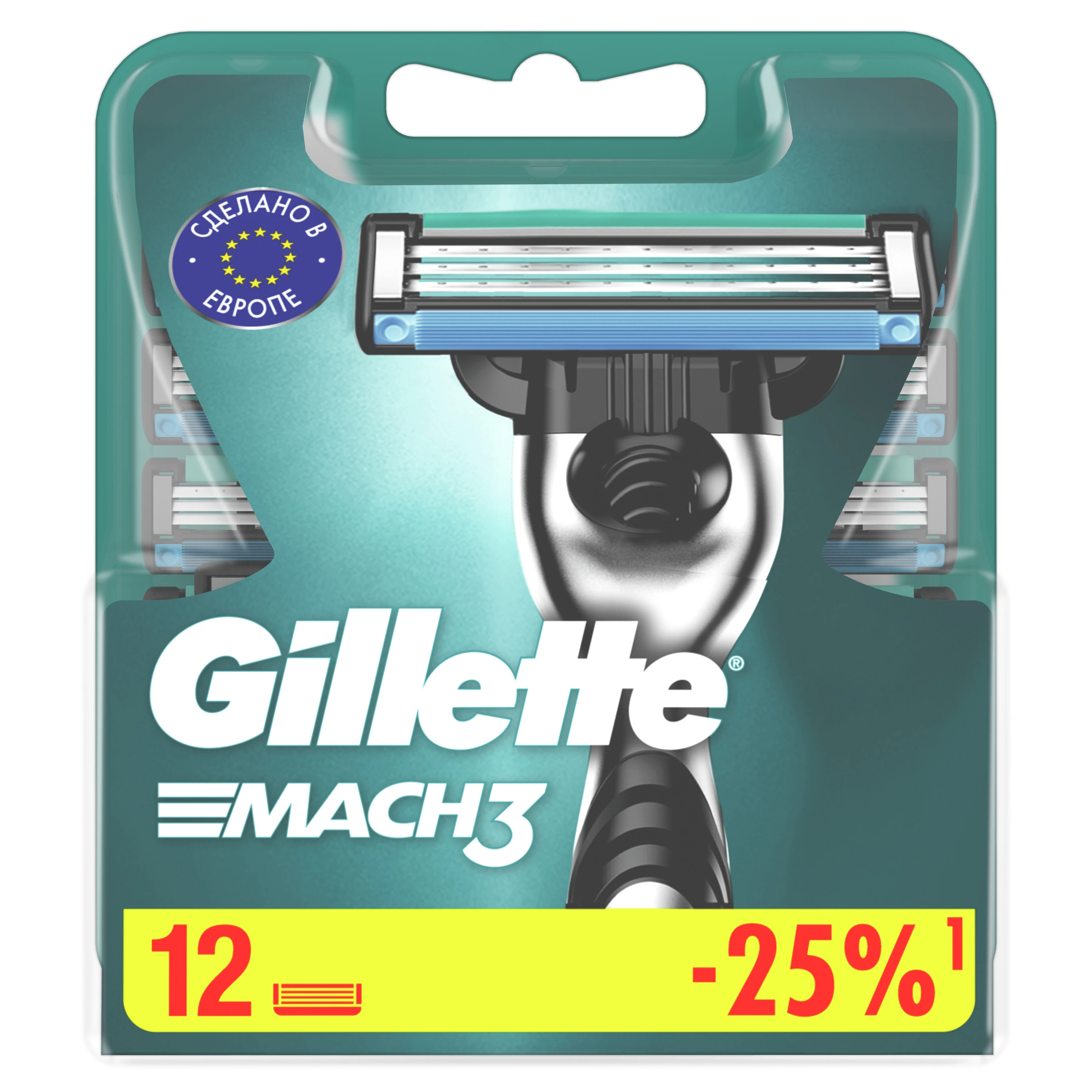 Replaceable Razor Blades for Men Gillette Mach 3 Blade shaving 12 pcs Cassettes Shaving  mak3 shaving cartridge mach3