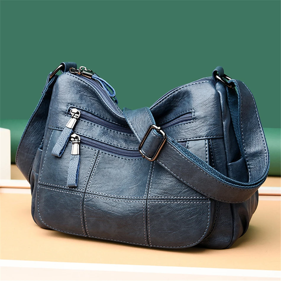 High Quality Sac Purses Leather Luxury Handbags Women Shoulder Bags Designer Crossbody Bag for Women 2021 Female Messenger Bag