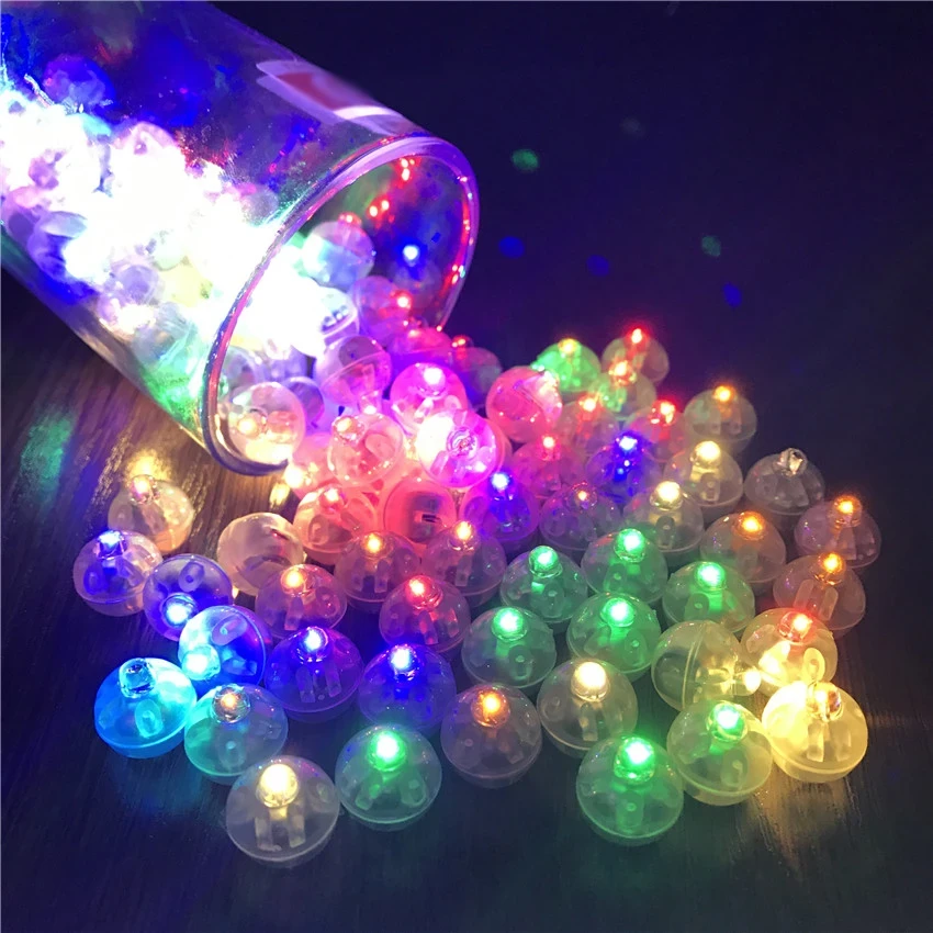 10Pcs/Lot Switch balloon LED flash luminous Lamps Tumbler light Bar lantern Christmas wedding party decorations birthday decor