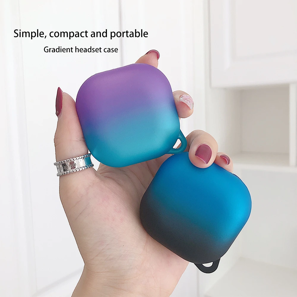 For Galaxy buds Pro Gradient Earphone Case Gradient hard PC Headset Funda For Samsung Galaxy buds Pro sleeve shell Charging Bag