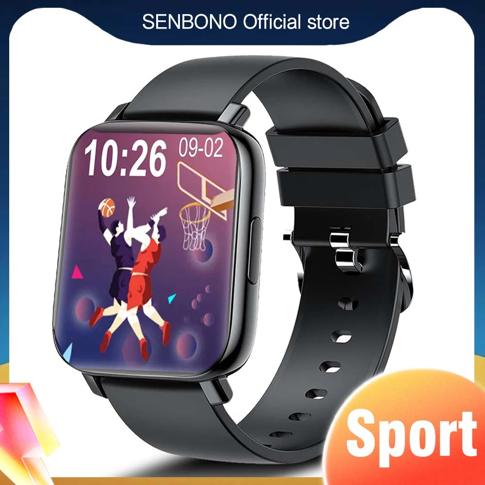 SENBONO 2021 X27 Smart watch Men Waterproof Sports SmartWatch Heart Rater Fitness Tracker Bracelet Women Clock for IOS Android