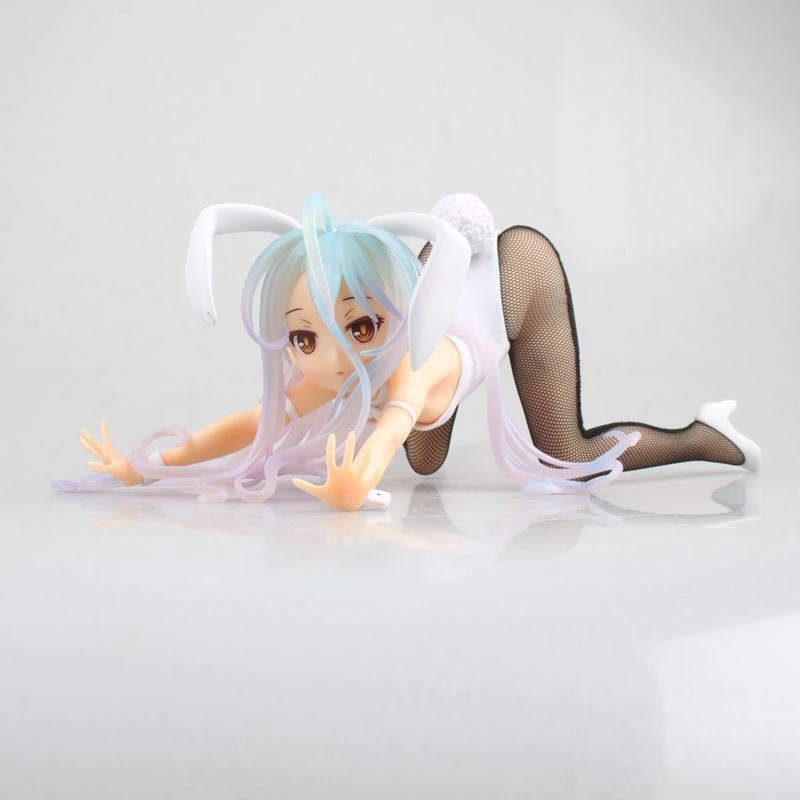 B-STYLE No Game No Life Shiro Cat Bunny Ver. Sexy Anime Figure FREEing No Game No Life Shiro Action Figure Collectible Model Toy