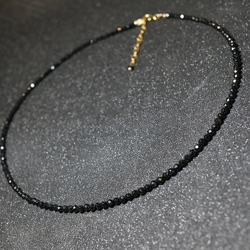 Fashion Brand Simple Black Beads Short Necklace Female Jewelry Women Choker Necklaces Bijoux Femme Ladies Party Necklace 2021