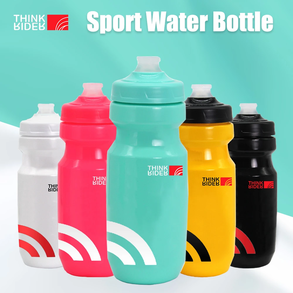 ThinkRider Cycling Water Bottle 610/710ml Leak-proof Squeezable Taste-free BPA-free Sports Bicycle kettle Plastic Camping Hiking