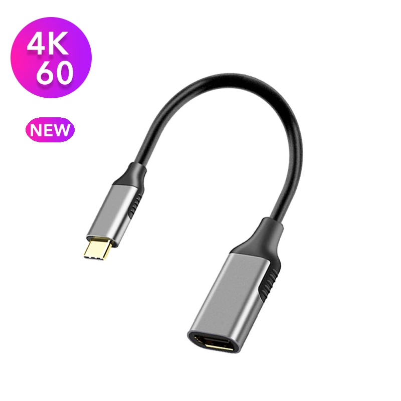 USB-C USB 3.1 TYPE-C to DP Display Port Converter Cable Hub 10Gbps 4K 30HZ 1080P 60HZ Video AV Cord Adapter for Macbook Air 12