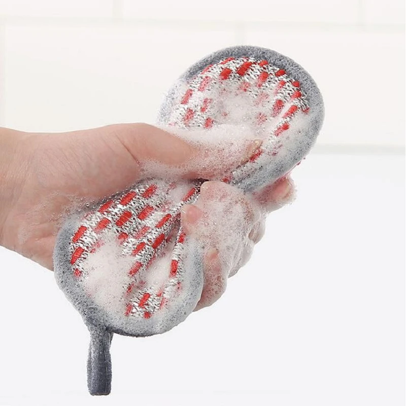 Double-sided Anti-microbial cleaning sponge melamine sponges kitchen sponge for washing dishes kitchen scourer pan brush tools