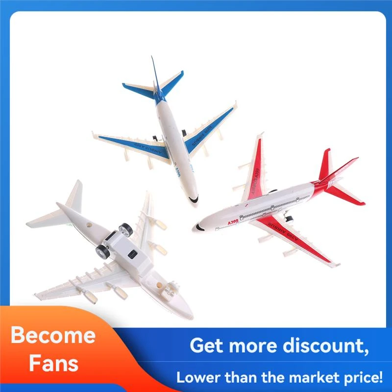 Air Bus Model Kids Children Fashing Airliner Passenger Plane Toy Passenger Model Hot Sale