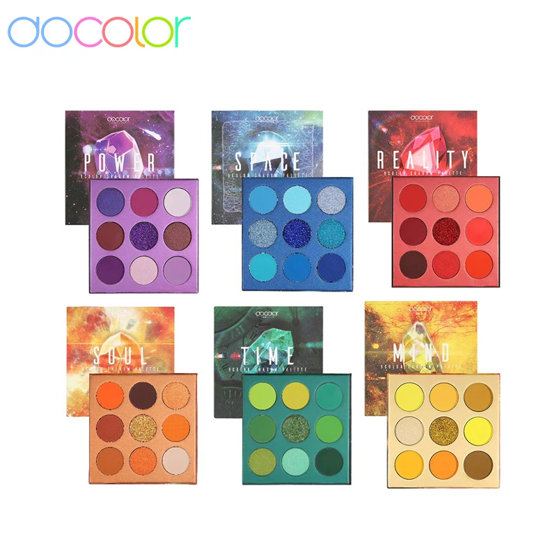 Docolor Gemstone Eye Shadow palettes 54 Color Professional makeup Eyeshadow glitter pigmented matte shimmer Eye Shadow Cosmetic