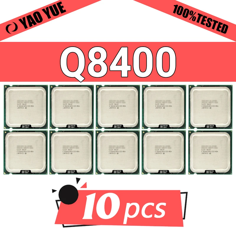 PC computer Intel Core2 Quad Processor Q8400 (4M Cache, 2.66 GHz, 1333 MHz FSB) LGA775 Desktop CPU