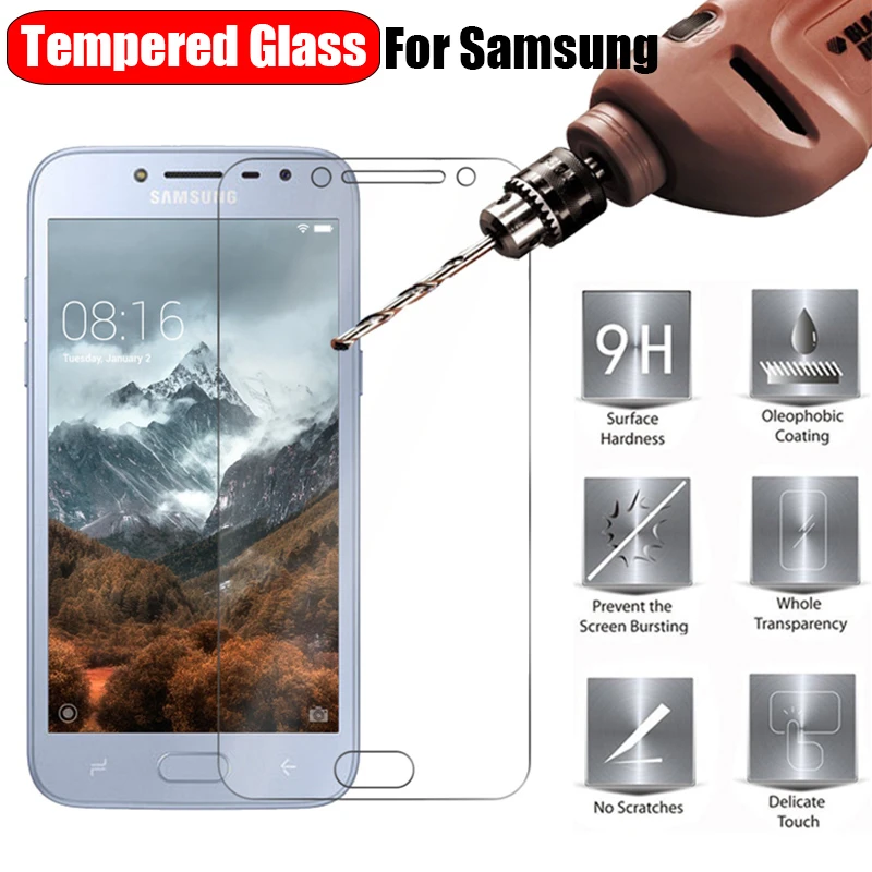 Protective Glass For Samsung Galaxy S7 A3 A5 A7 J3 J5 J7 2016 2017 Screen Protector For Samsung S6 J2 J4 J7 Core J5 Prime Glass