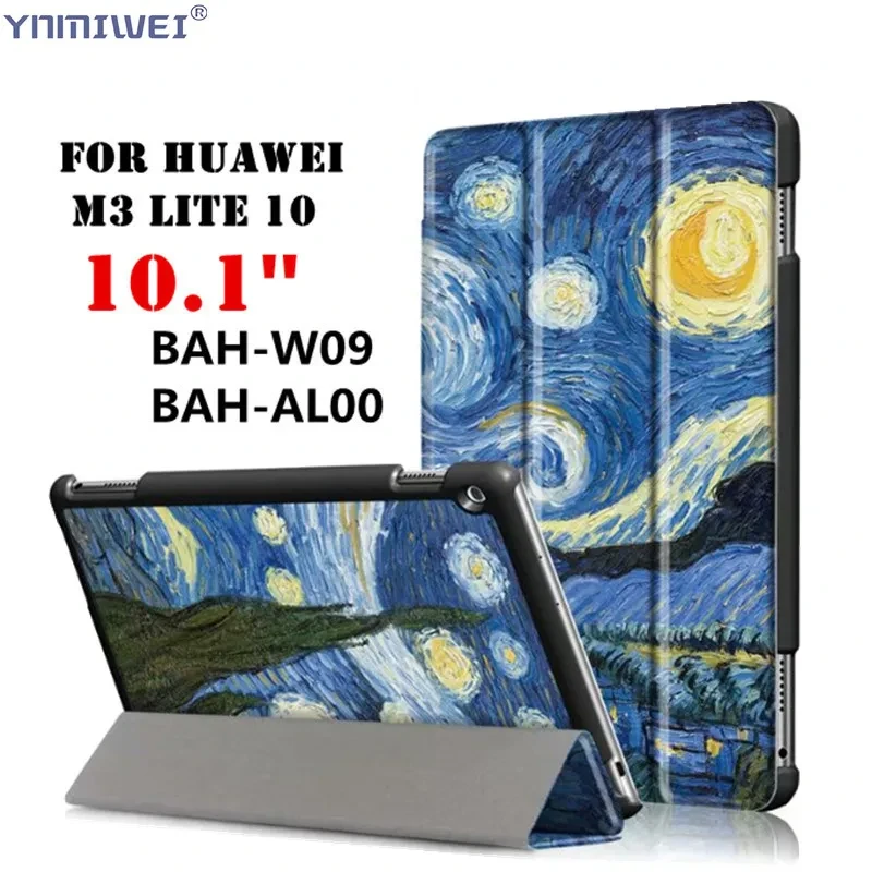 Case for Huawei Mediapad M3 Lite 10 Ultra Thin Smart Cover Case for Huawei MediaPad M3 Lite 10 10.1 BAH-W09 BAH-AL00 BAH-L09