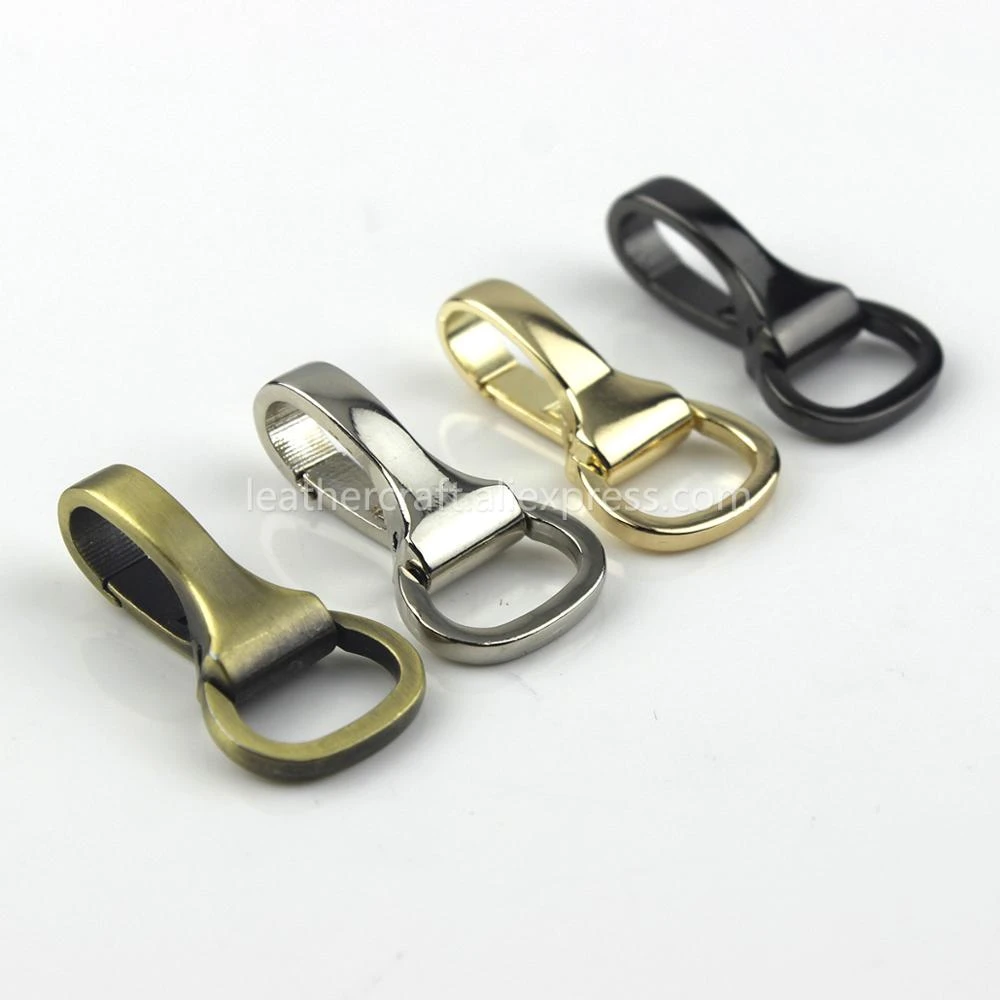 Metal Snap Hook Trigger Lobster Clasp Clip Spring Gate for Leather Craft Bag Strap Belt Webbing Keychain