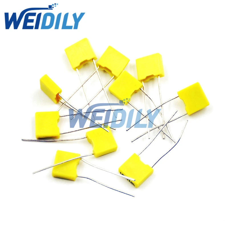 20pcs Polypropylene Safety Plastic Film 100V 1nF ~ 470nF 100nf 220nf 10nf 47nf 22nf 1nf 0.47uf 0.1uf Correction capacitor