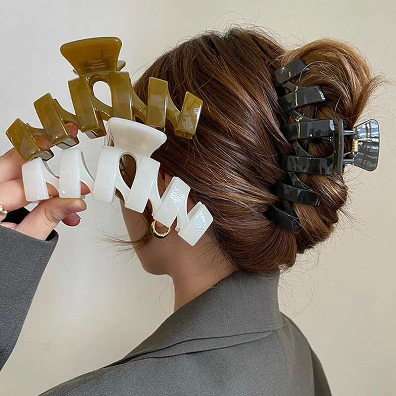 M Shape Hair Claws For Woman Barrettes Hairpins Hair Clips Women Hair Accessories Hair Clips Headwear