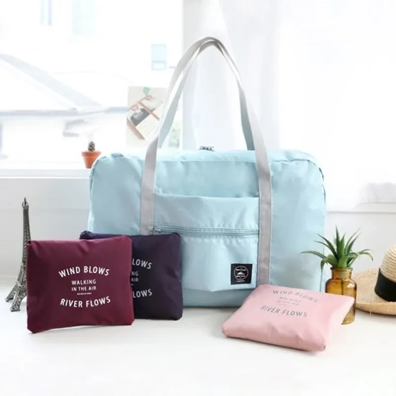 New Nylon Foldable Travel Bag 2021 Unisex Large Capacity Bag Luggage Women WaterProof Handbags Men Travel Bags Free Shipping