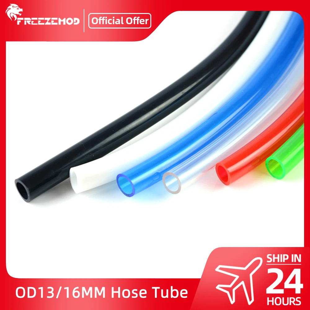 FREEZEMOD PVC-3B 1 Meter PVC Soft Tube 9.5*12.7mm 10*16mm Water Cooling Pipe ID9.5/10 OD12.7/16 3/8'' Inch For MOD Multi Color