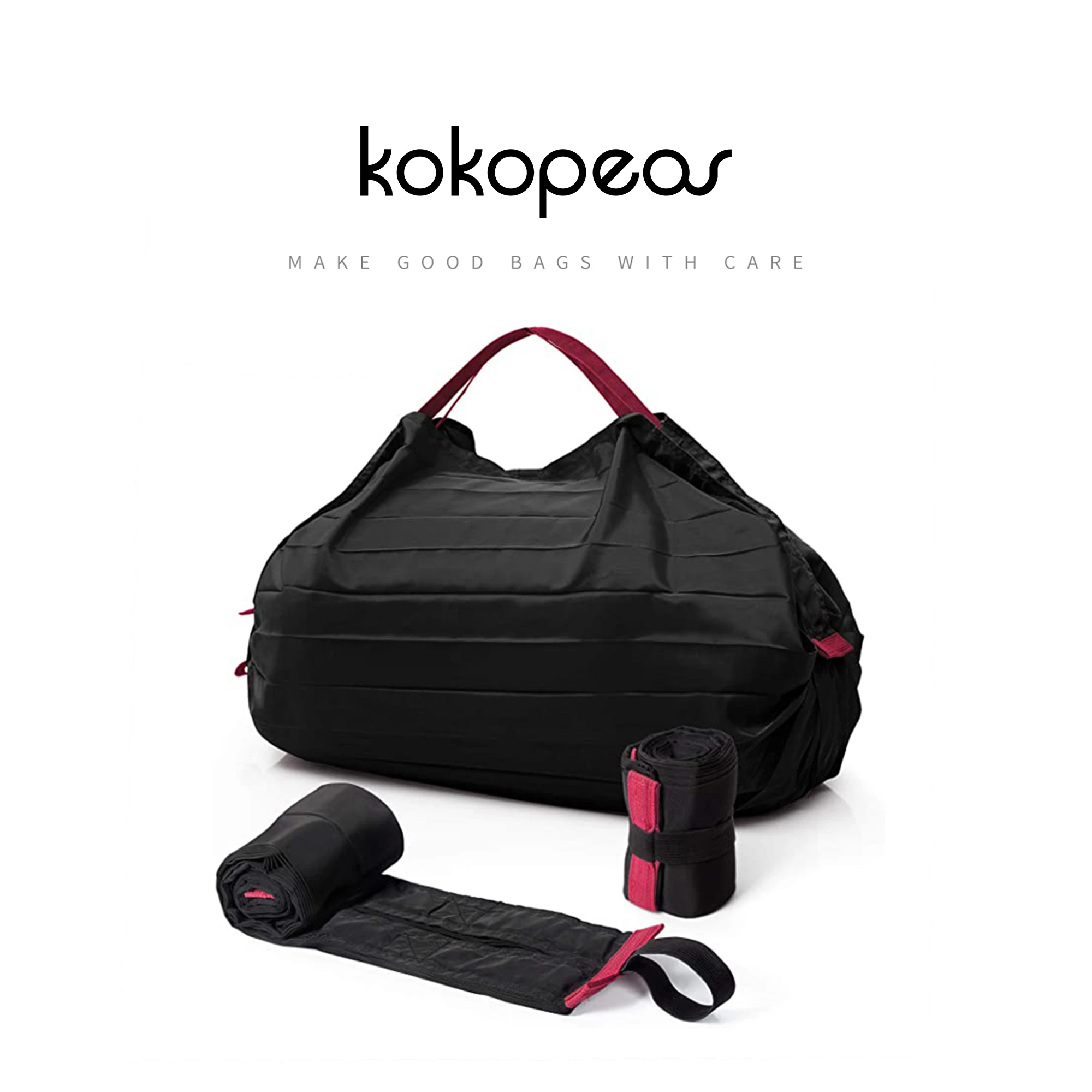 MABULA Mini Reusable Compact Grocery Bags Lightweight  Foldable Tote Shopping Handbag Waterproof Eco-Friendly Shoulder Bag