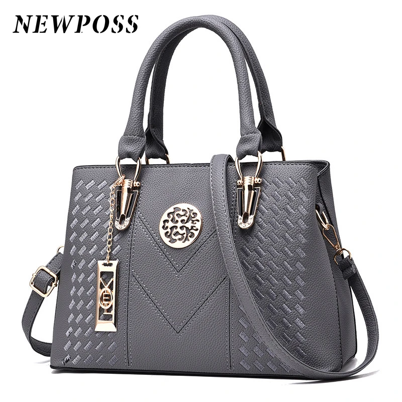 Newposs Famous Designer Brand Bags Women Leather Handbags 2020 Luxury Ladies Hand Bags Purse Fashion Shoulder Bags