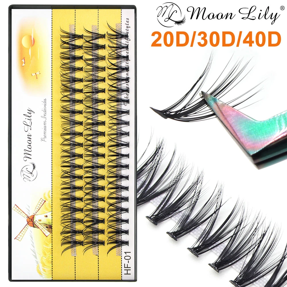 20D/30D Mink Super Cluster Eyelash Extension Natural 3D Russian Volume Faux Eyelashes Individual Lashes Makeup Cilia Cilias