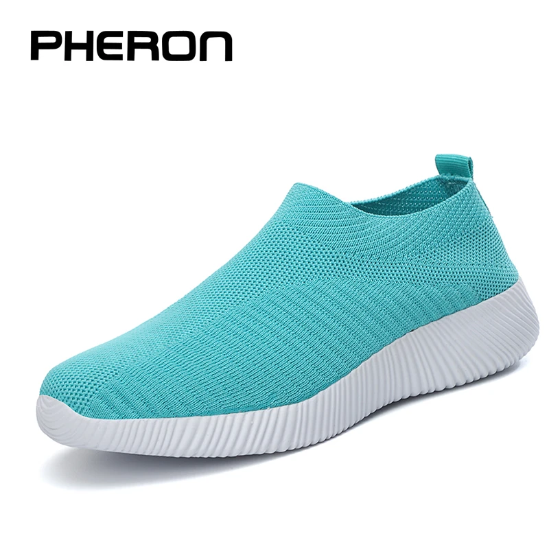 Light Sneakers Women Running Shoes Women Breathable Mesh Slip-On Shoes Woman Sports Shoes 2019 Zapatillas Mujer Deportiva
