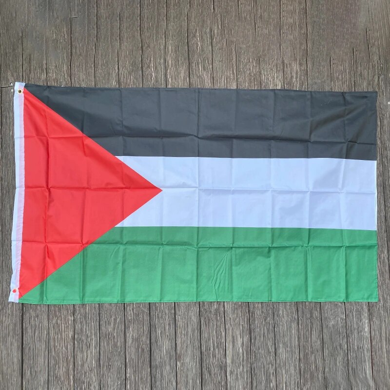 free  shipping  xvggdg  Large Palestine Flag Polyester 150 x 90cm Gaza Palestinian