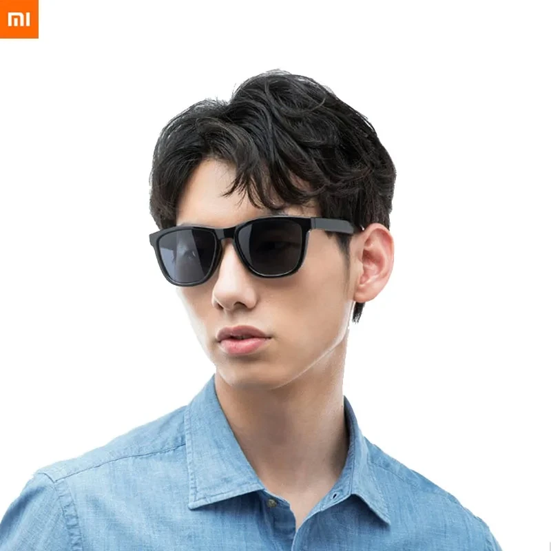 NEW XIAOMI Mijia Classic Square Sunglasses Selfrepairing TAC Polarizing Lense No Scew Sunglasses 6 Layer Polarizing Film