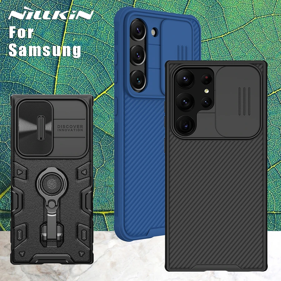 Nillkin for Samsung Galaxy S21 Ultra 5G Case Armor CamShield Back Cover Cases for Samsung Galaxy S21 FE Plus 5G