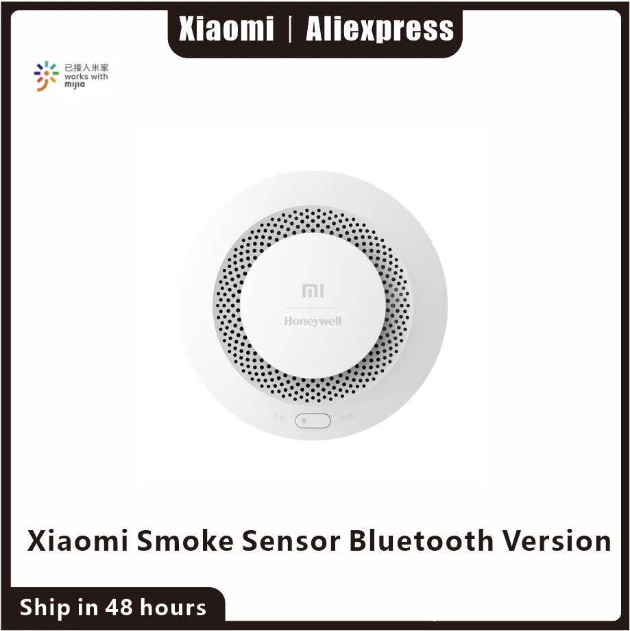 Xiaomi Mijia Honeywell Smoke fire sensor Alarm Detector Audible Visual Smoke Sensor Remote Mi Home Smart APP Control Bluetooth