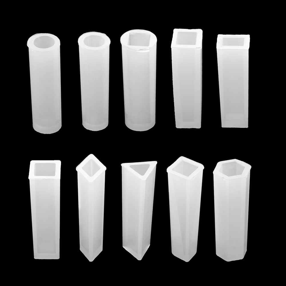 1-5pcs Liquid Silicone Mold Necklace Pendant Lanugo Epoxy Resin Molds Silicone Mould For DIY Jewelry Finding Making Tool