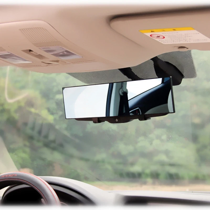 Panoramic Rear View Mirror Universal Wide Angle Rear View Mirror with Suction Installation Car Interior Mirrors Rearview Mirror